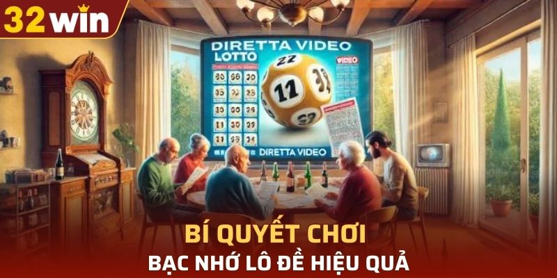 Bí quyết chơi bạc nhớ lô đề hiệu quả tại 32WIN